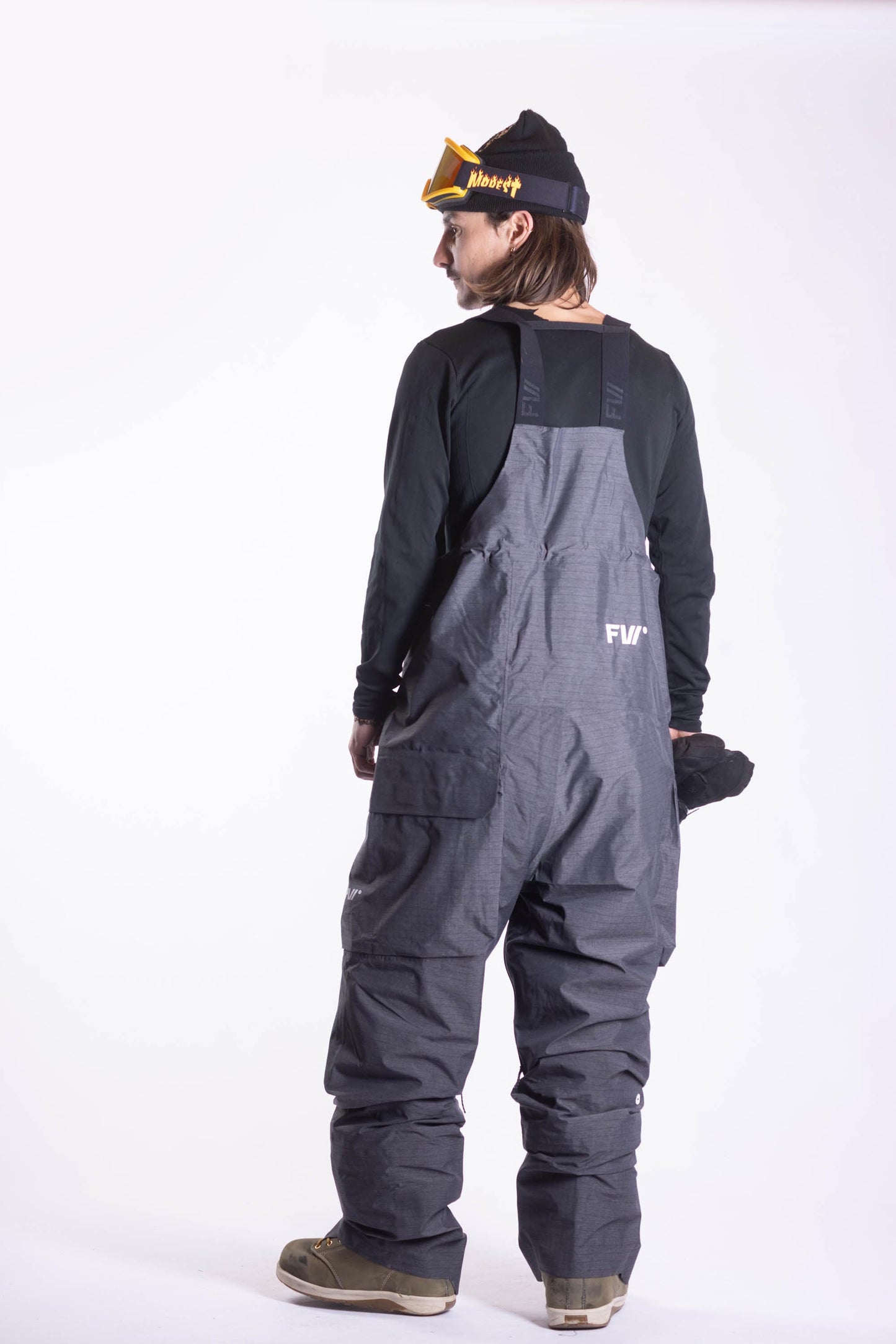 Men’s Catalyst Fusion Oversize 2.5L Shell Bib - Slate Black