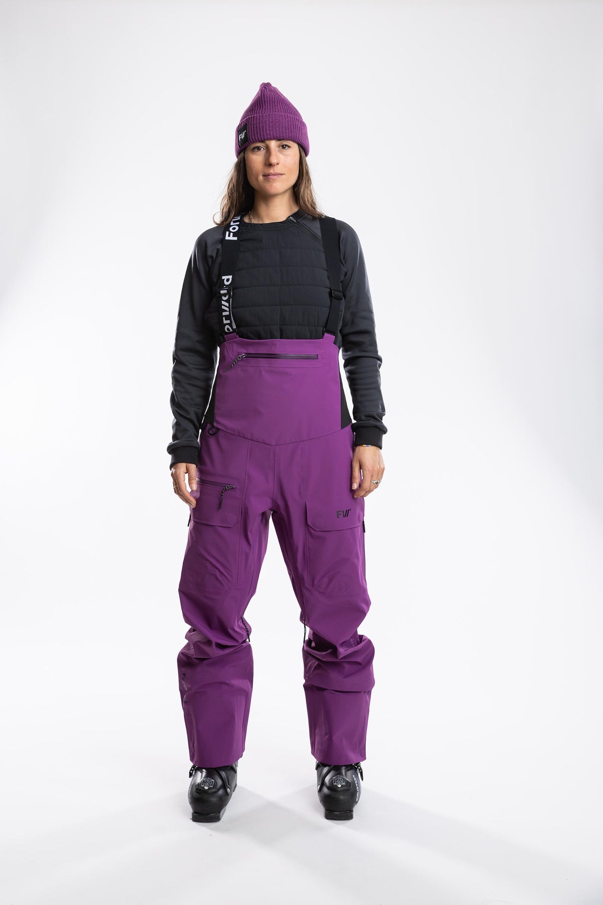 Women's Manifest Tour Shell Bib - Alpine Pansy