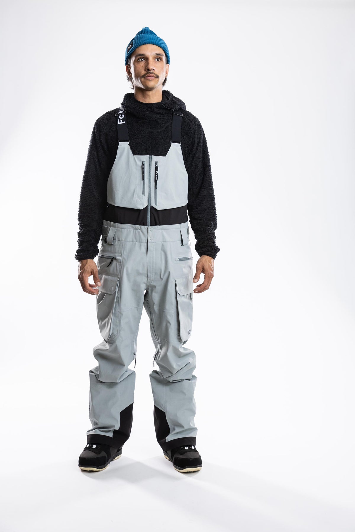 Manifest Freeride Shell Bib - Cold Granite