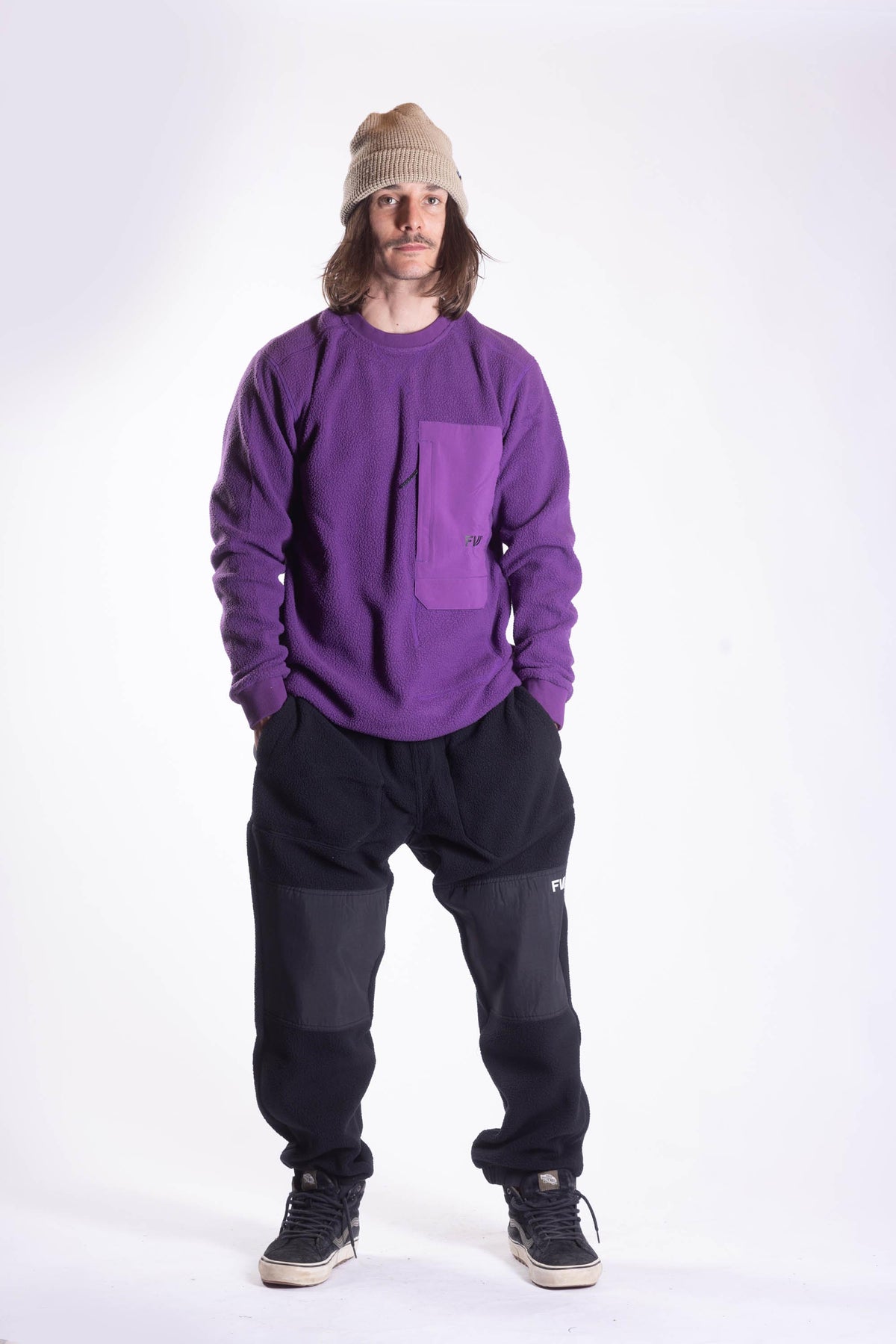 Sherpa Fleece Pant - Jet Black