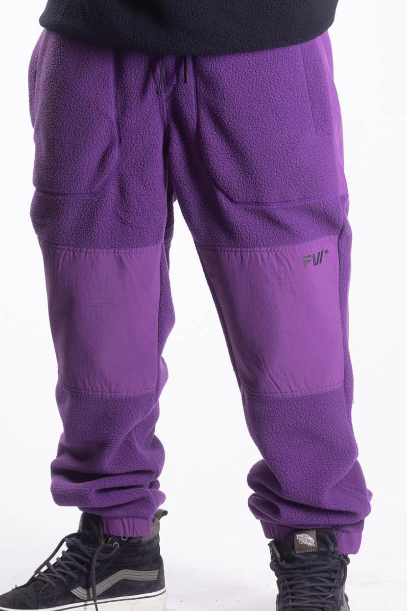 Sherpa Fleece Pant – Deep Purple