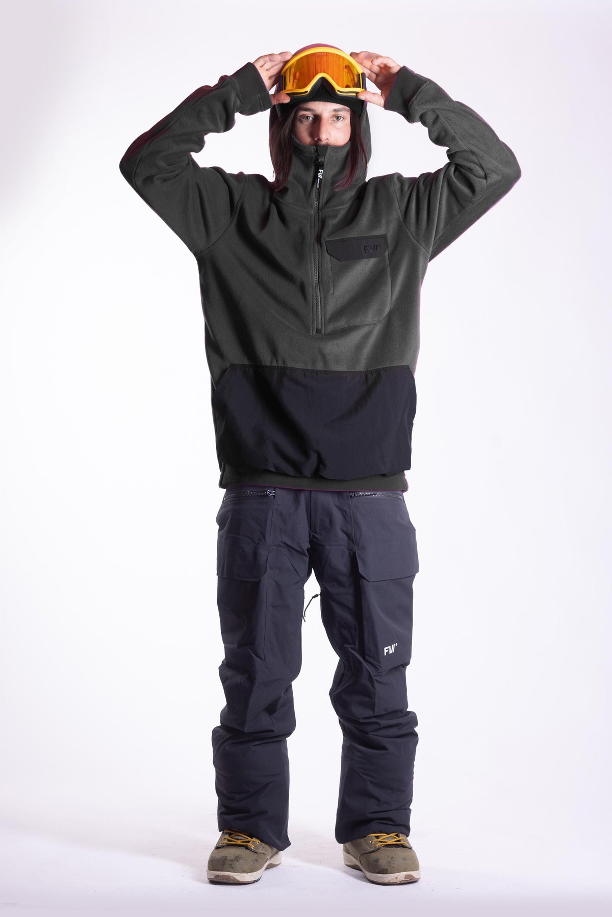 Fleece Hoodie - Jet Black