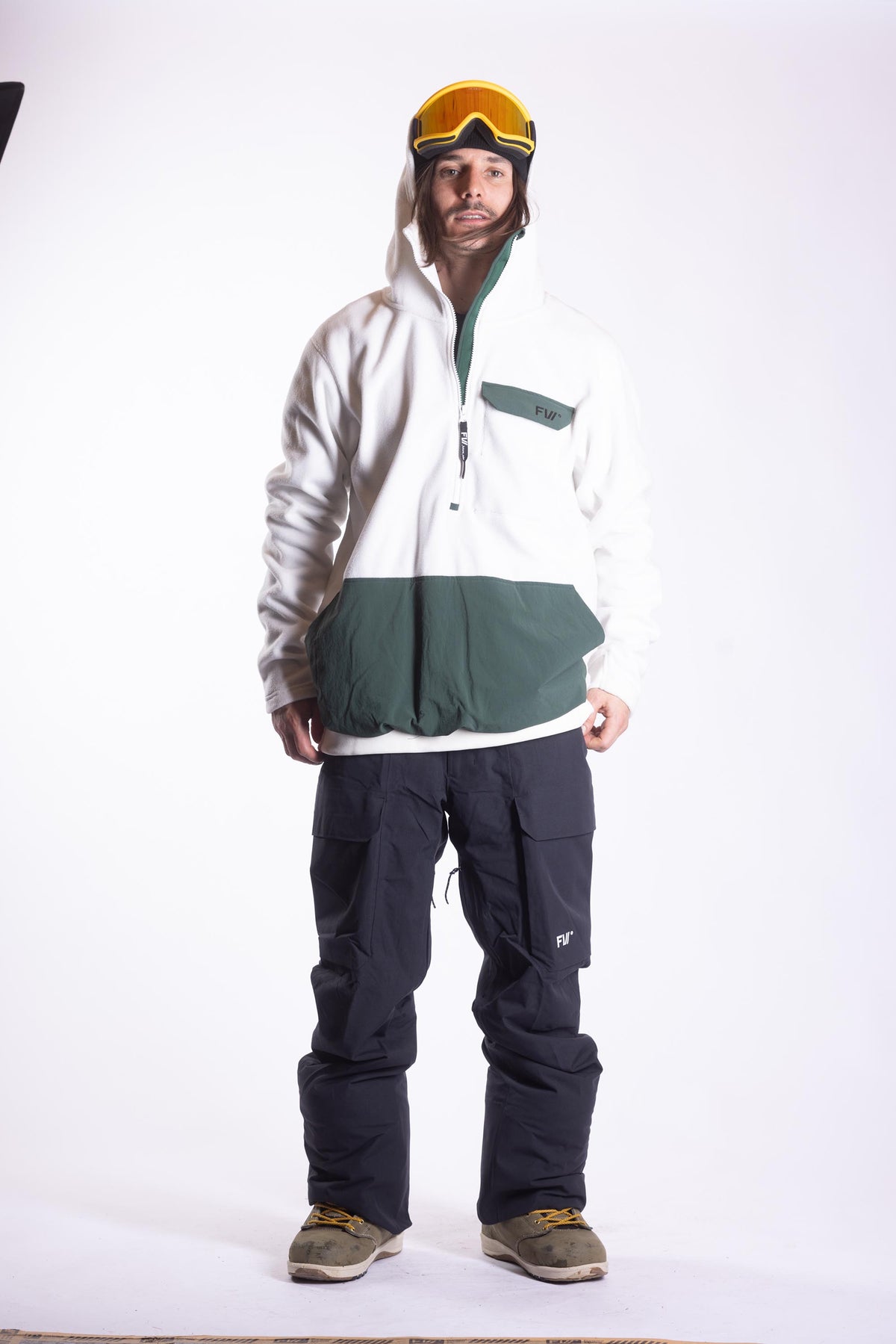 Fleece Hoodie - White