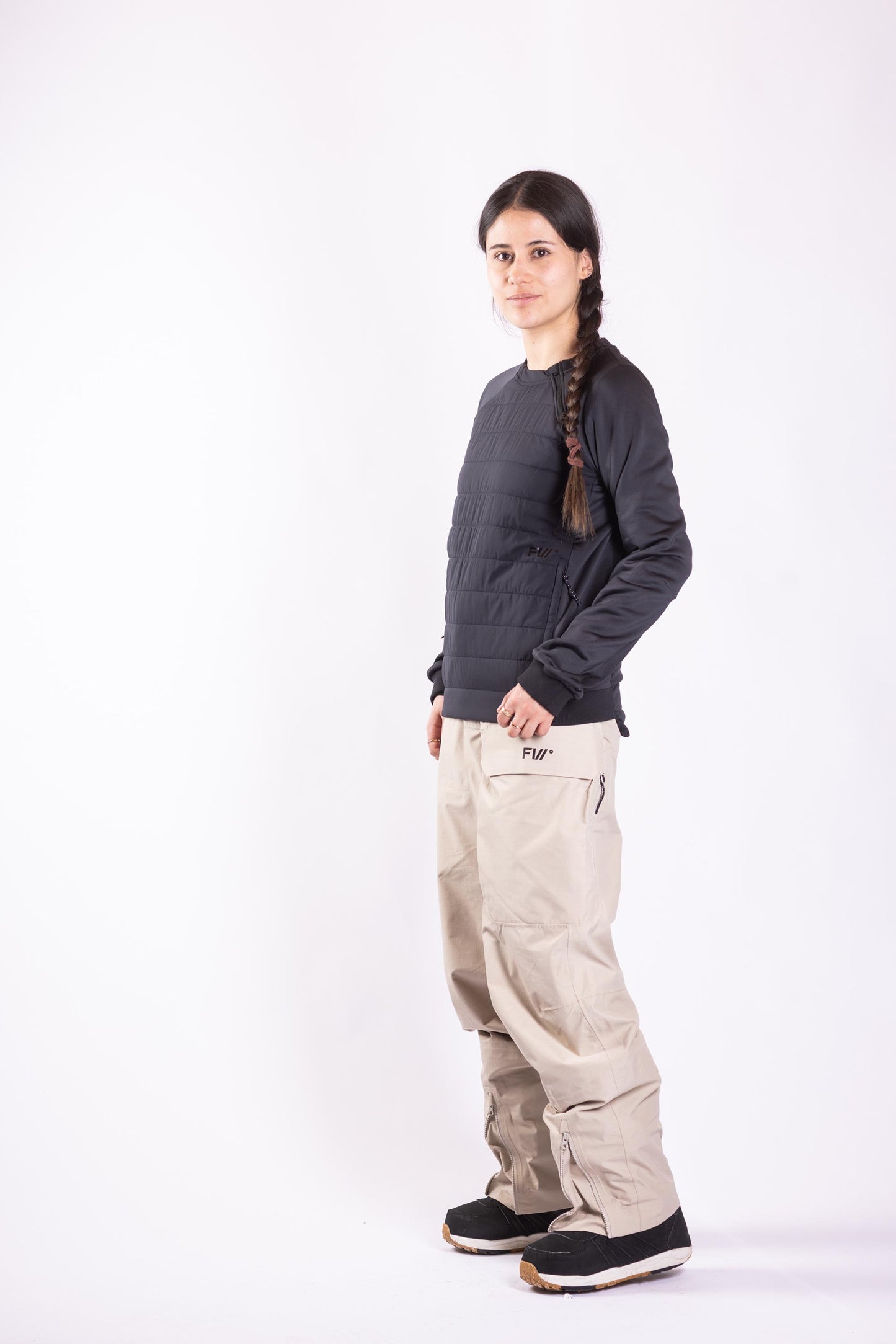 Women's Manifest Crew Neck - Slate Black