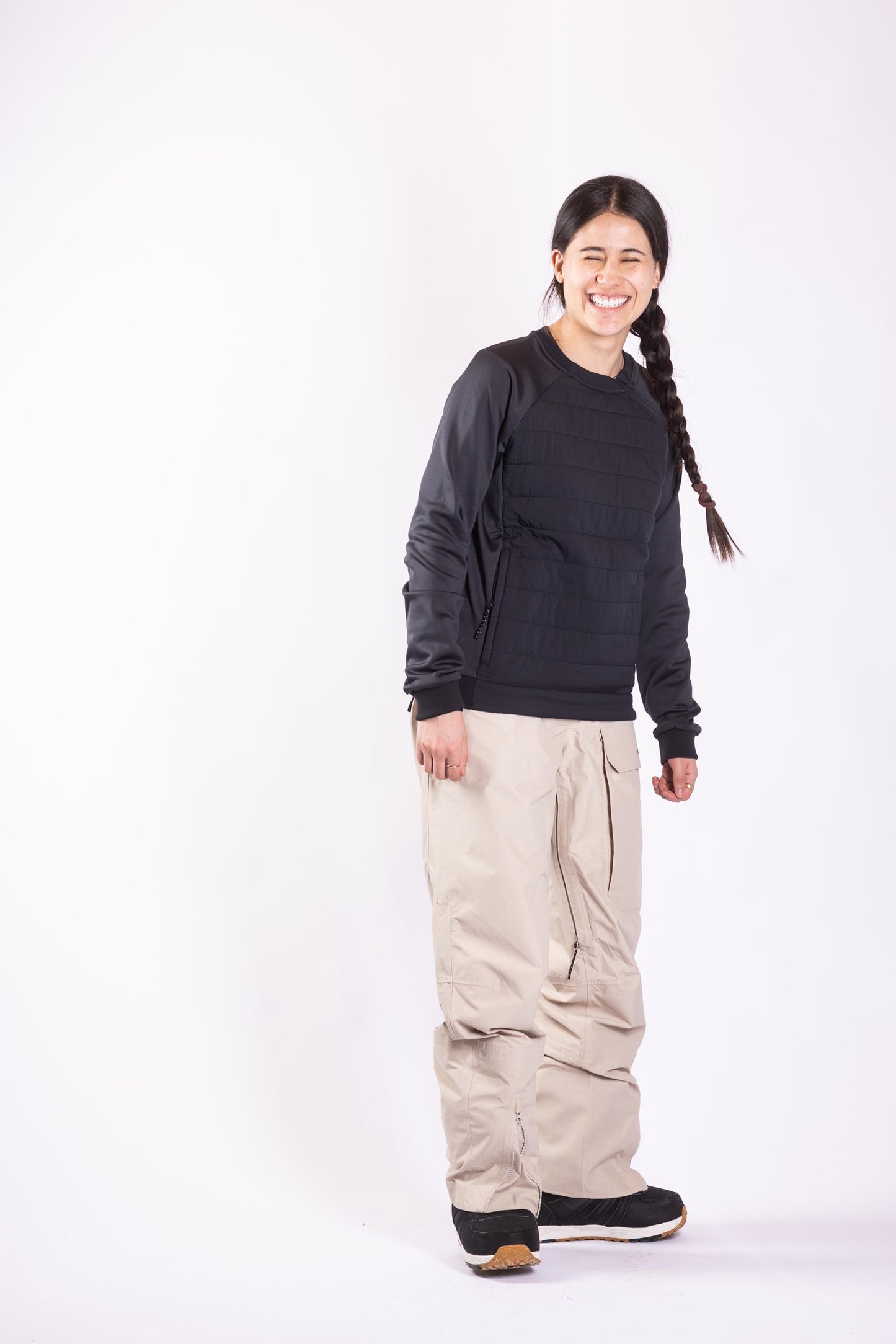 Women's Manifest Crew Neck - Slate Black