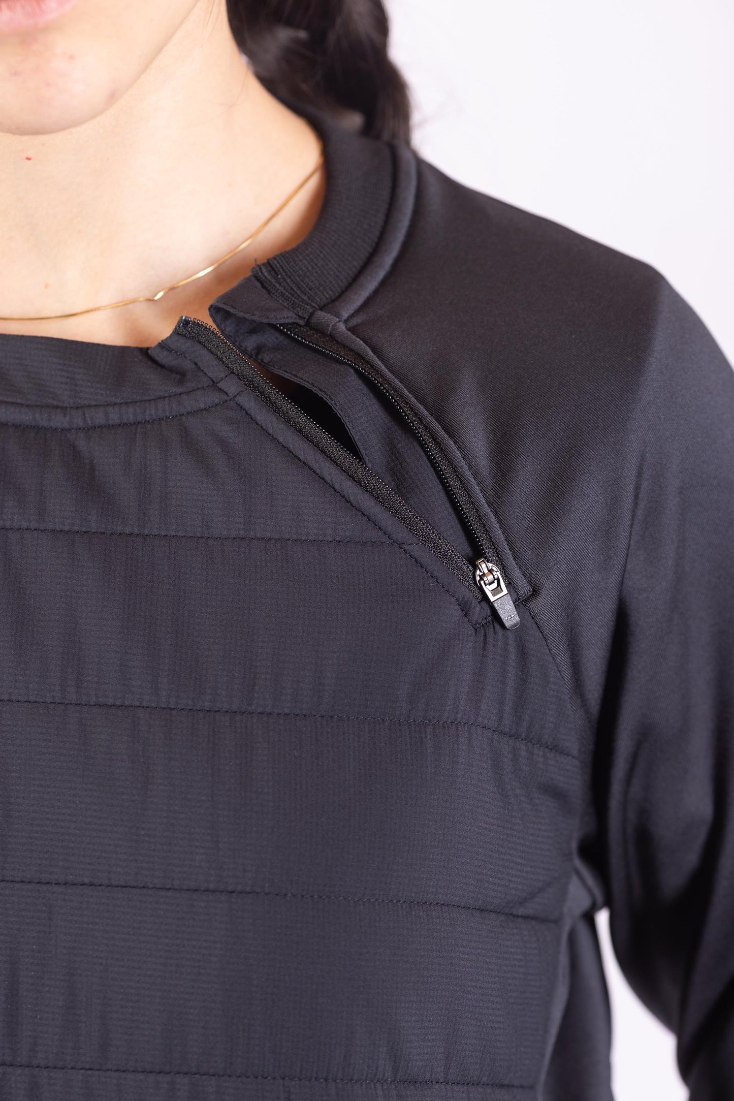 Women's Manifest Crew Neck - Slate Black