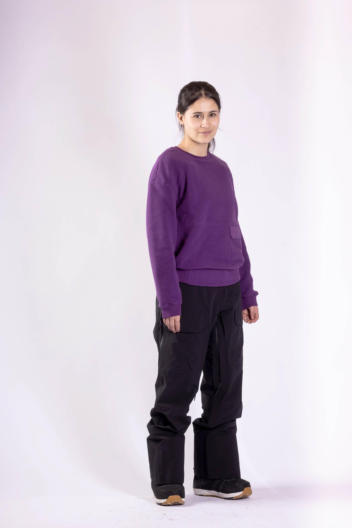 Women's Root Sherpa Crew - Deep Purple