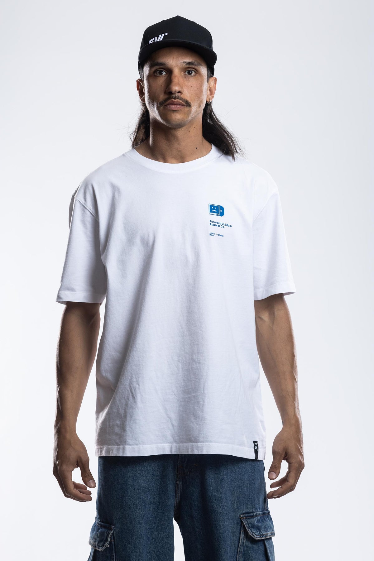 Television T-shirt - White