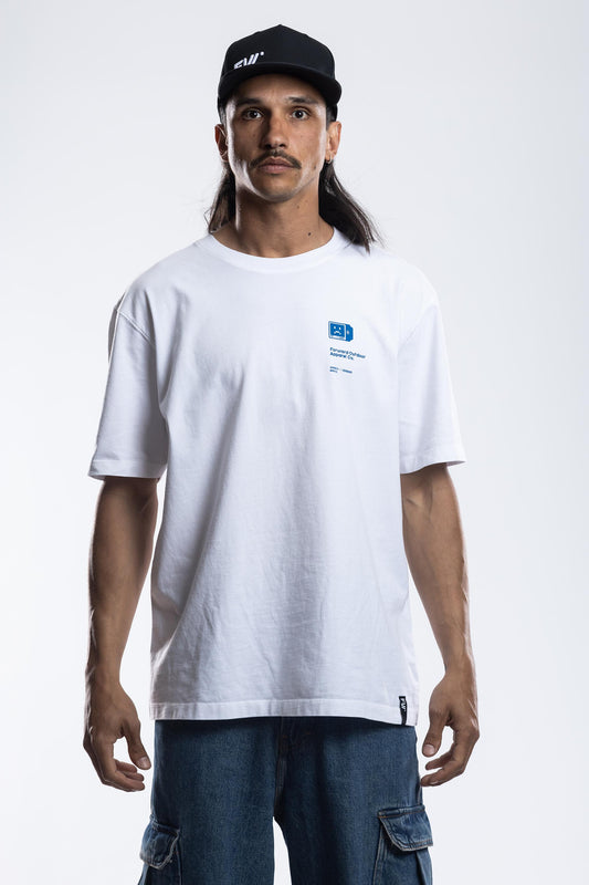 Television T-shirt - White