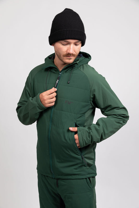 Manifest Hybrid Hoodie - Emerald Green