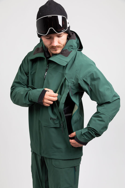 Men’s Tour Lightweight 3L Shell Jacket - Emerald Green